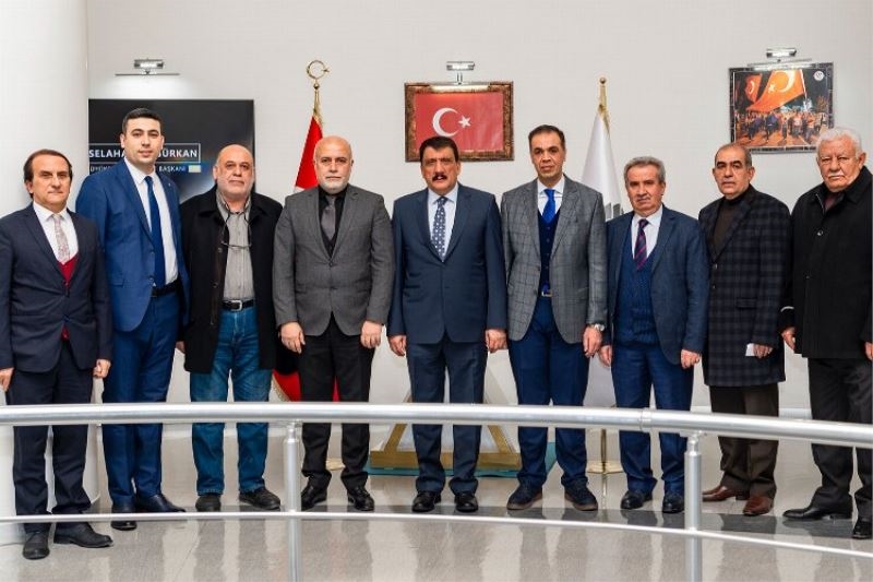 MEV Malatya Şube Başkanı ve Yönetiminden Başkan Gürkan