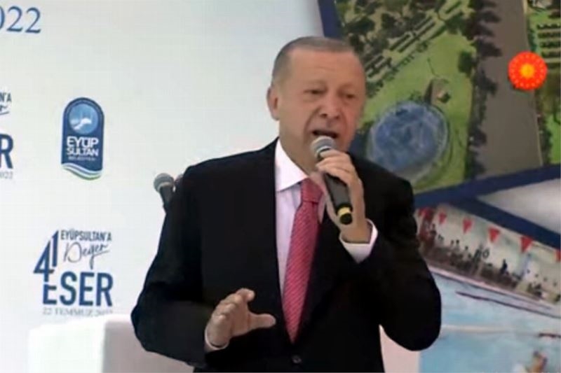 Cumhurbaşkanı Erdoğan İstanbul Eyüpsultan