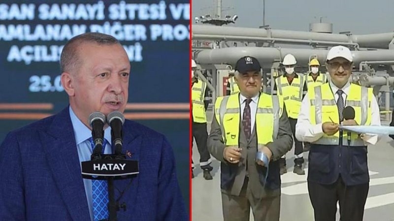 Açılışa Cumhurbaşkanı Erdoğan`ın kurdele sitemi damga vurdu: Talimat vermeden kestiniz