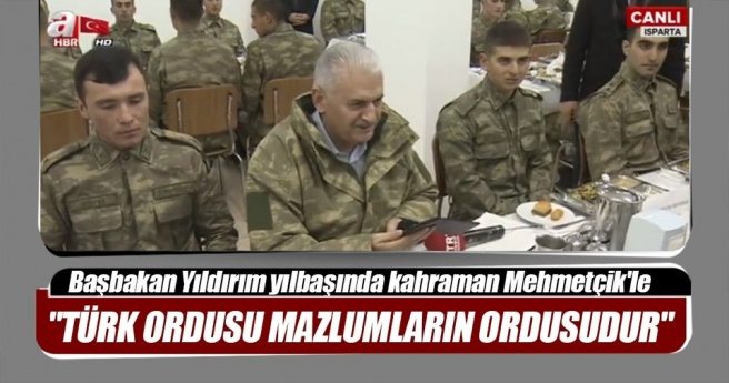 Başbakan Yıldırım: Türk komandosu güven ve barışın teminatıdır