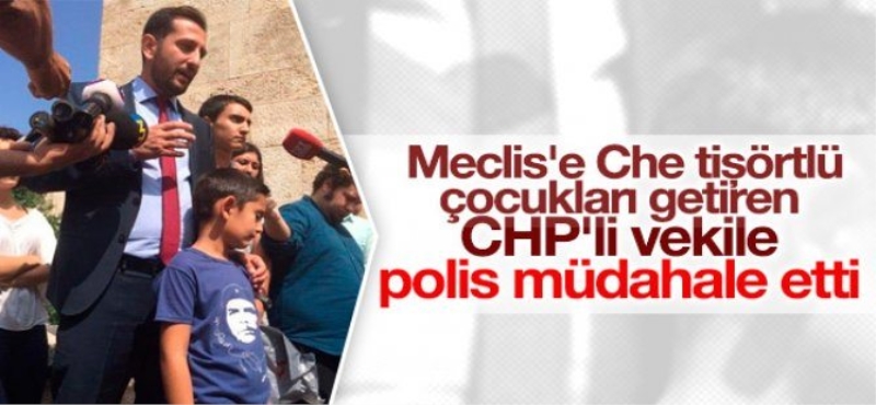 CHP'li Hakverdi Meclis'e Che tişörtlü çocukları Getirdi!