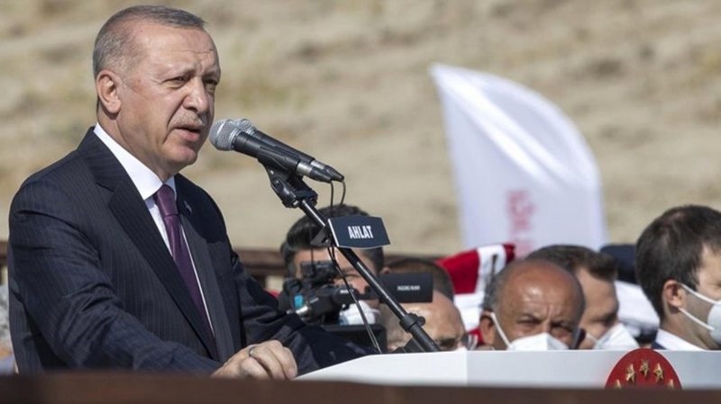 Cumhurbaşkanı Erdoğan, Ahlat`tan seslendi: Ahlat mezar taşları, milletimize ait tapu senetleridir