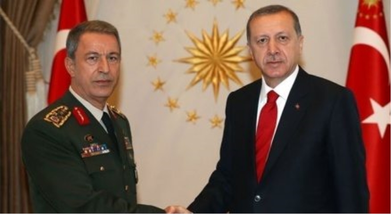 Cumhurbaşkanı Erdoğan Orgeneral Akar?ı kabul etti
