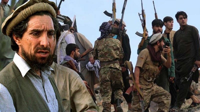 Direnişin lideri Ahmed Mesud`dan Pençşir`i ele geçirdiğini duyuran Taliban`a karşı 
