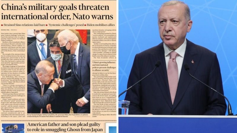 Financial Times fotoğrafla algı çalışması yaptı, tepki yağdı! Erdoğan`ın danışmanı da duruma sessiz kalmadı