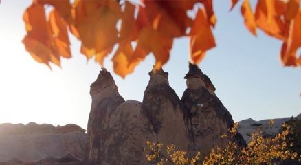 Kapadokya?da sonbahar güzelliği