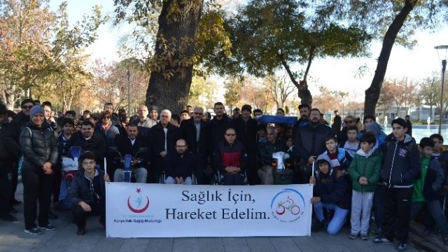 Konya`da Sağlık Yürüyüşü Gerçekleştirildi