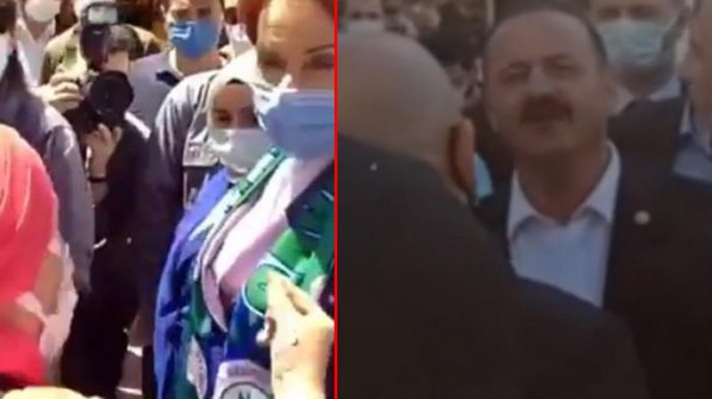 Rize, İYİ Parti`ye iyi gelmedi! Akşener`den sonra yardımcısı Ağıralioğlu da bir vatandaşla gerginlik yaşadı