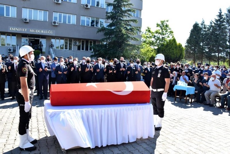Şehit Ercan Yangöz`ün Naaşı Düzenlenen Törenle Memleketine Uğurlandı