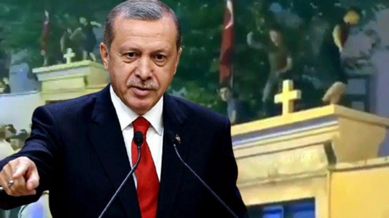 Son Dakika: Kadıköy`deki kiliseye yapılan saygısızlığa Cumhurbaşkanı Erdoğan`dan tepki: Provokasyon olarak görüyorum