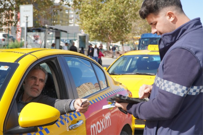 Taksilere sıkı denetim