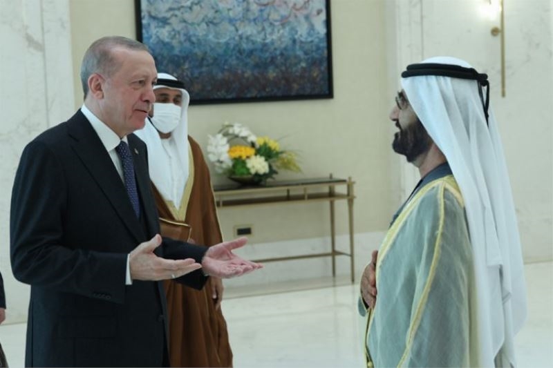 Cumhurbaşkanı Erdoğan, Dubai Emiri ile görüştü