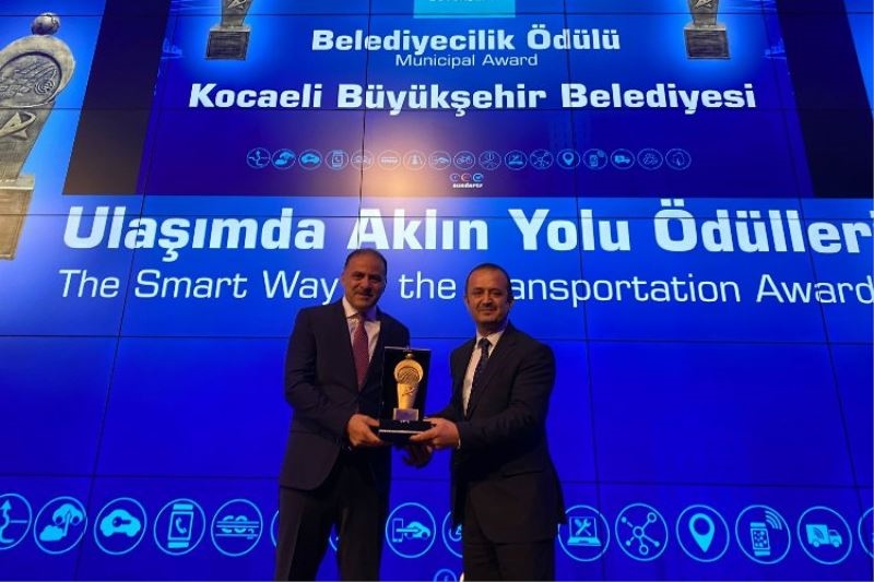 Kocaeli Büyükşehir’e iki yılda iki ulaşım ödülü