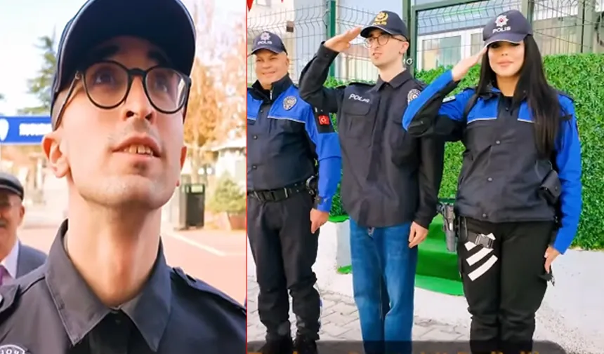 Abdurrahman Ege polis oldu!