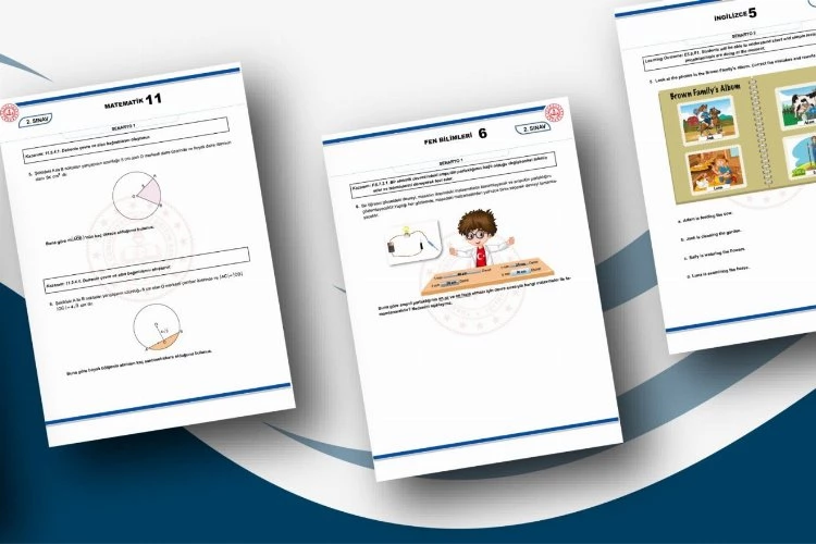 2. döneme ilişkin örnek sorular yayımlandı