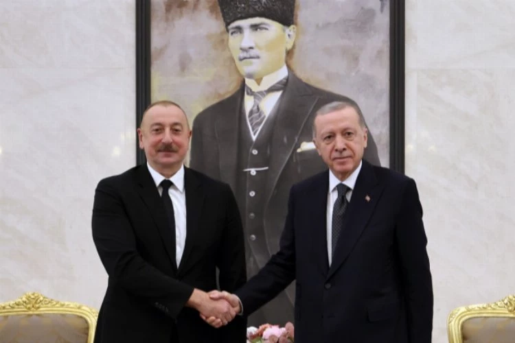Azerbaycan Cumhurbaşkanı Aliyev Beştepe