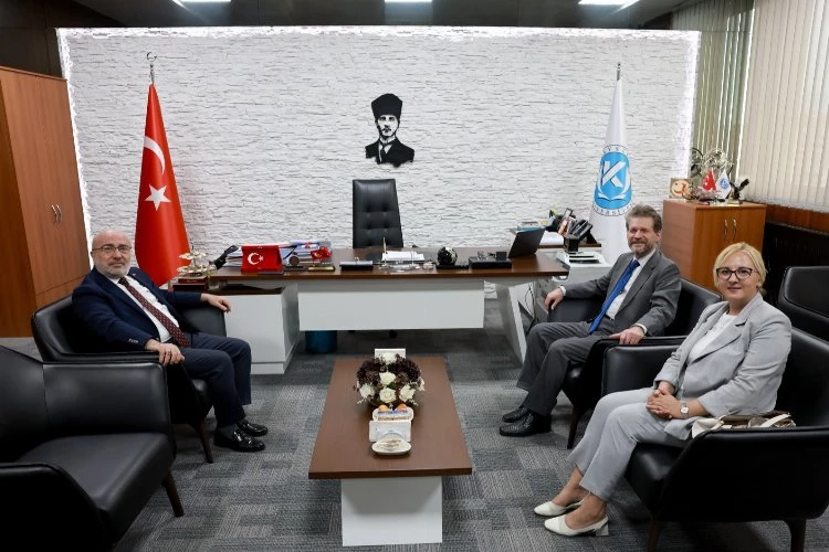 Kuzey Makedonya Büyükelçisi, KAYÜ Rektörünü ziyaret etti