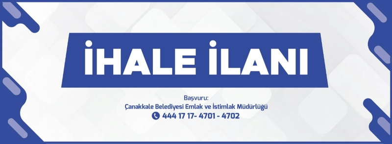 Çanakkale Belediyesi 6 Taşınmazı İhale Ediyor