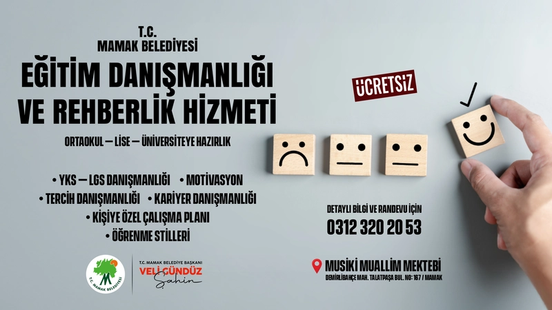 Mamak Belediyesi Öğrencilere Ücretsiz Eğitim Danışmanlığı Sunuyor