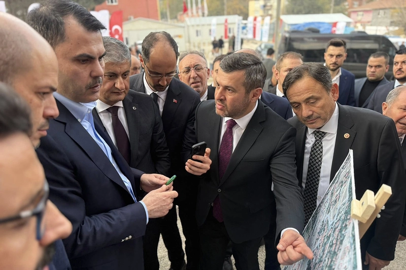 Soğuksu Mahallesi 3. Etap TOKİ İnşaat Alanında İnceleme