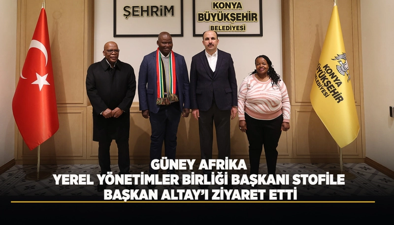 Güney Afrika Yerel Yönetimler Birliği Başkanı Stofile, Konya