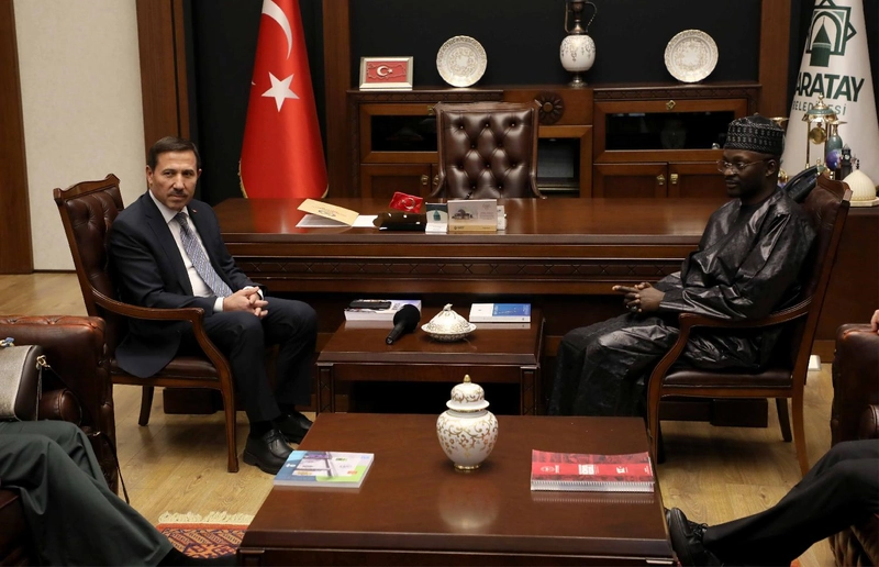 Senegal Ankara Büyükelçisi Diop, Karatay Belediye Başkanı Kılca