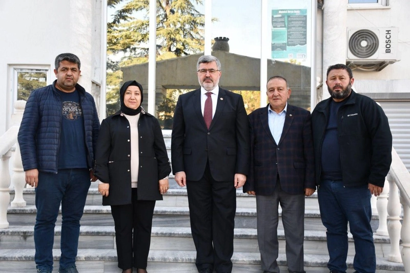 AK Parti Afyonkarahisar Milletvekili Ali Özkaya, İscehisar Belediye Başkanı Seyhan Kılınçarslan