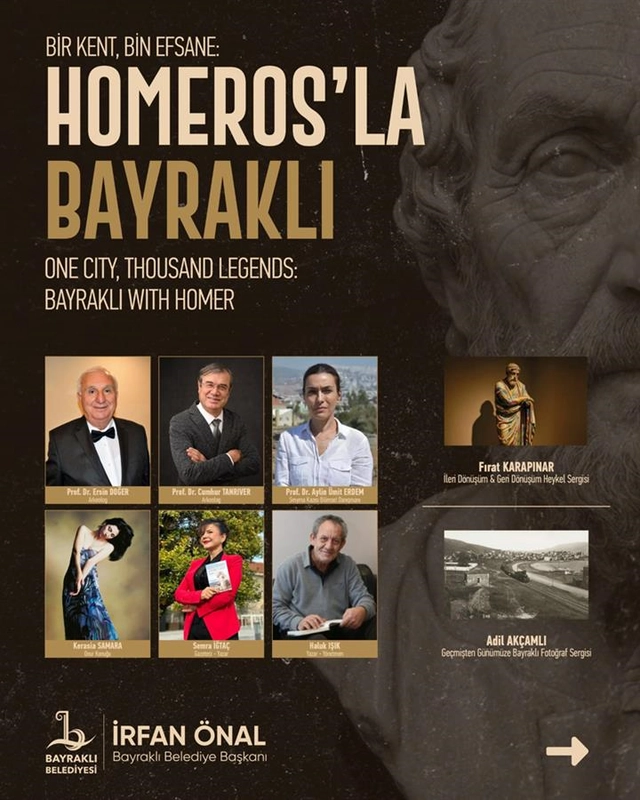 4. Uluslararası Bayraklı Homeros Sanat ve Edebiyat Festivali Başlıyor