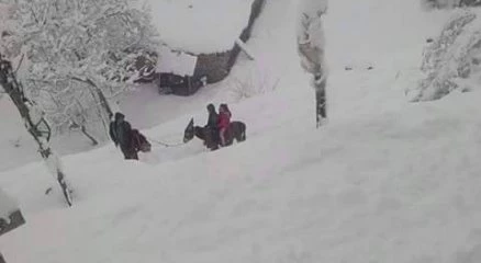 14 köy ve 36 mezra yolu ulaşıma kapandı