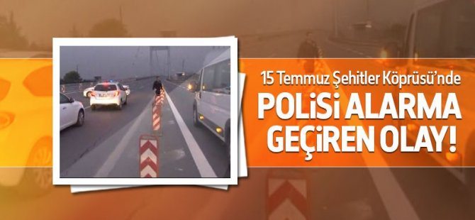 15 Temmuz Şehitler Köprüsü'nde intihar girişimi