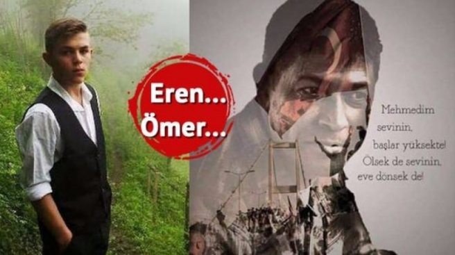 15 yaşındaki şehit Eren`in yürek yakan paylaşımı