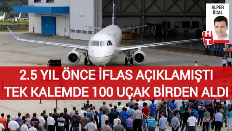 2.5 yıl önce iflas açıklayan Republic Airways, 100 adet jet satın aldı