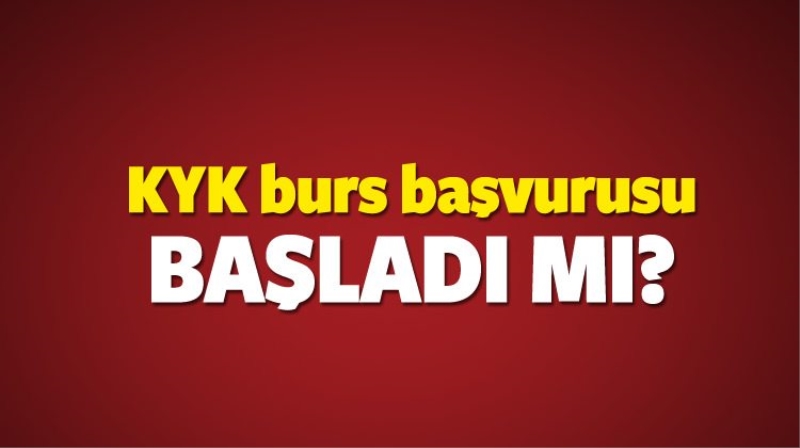 2016 KYK burs başvurusu ekranı  ve detayları