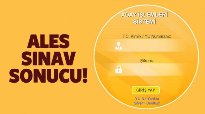 2017 ALES SINAV SONUCU ÖĞRENME SAYFASI! ÖSYM KESİN TARİH...