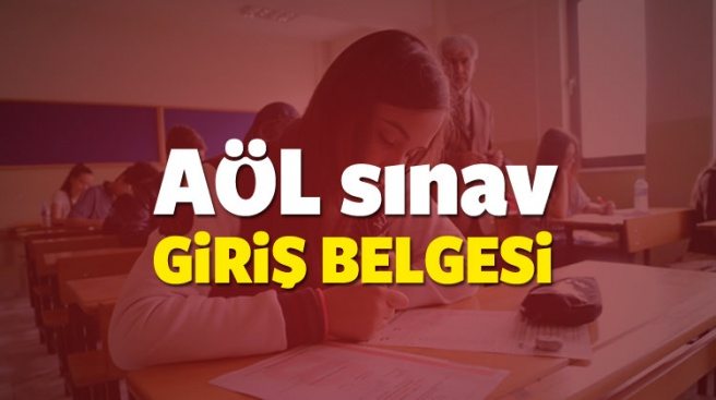 9,10 Aralık AÖL 1.dönem sınav giriş yerleri MEB sorgulaması...