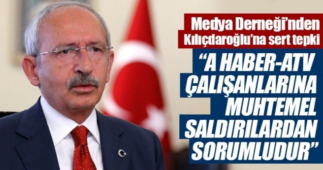 `A HABER-ATV ÇALIŞANLARINA MUHTEMEL SALDIRIDAN KK SORUMLUDUR`