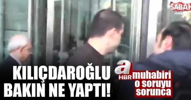 A HABER?İN BİR SORUSUNDA AYARI BOZULDU