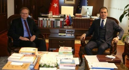 AB Bakanı Çelik, AB Türkiye Delegasyonu Başkanı Berger?i kabul etti