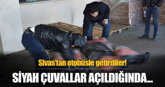 Adıyaman otogarında kaçak et ele geçirildi!