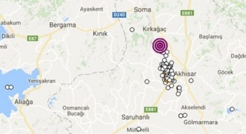 Akhisar?da 3.7 şiddetinde deprem meydana geldi