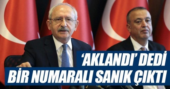 ?Aklandı? dedi bir numaralı sanık çıktı