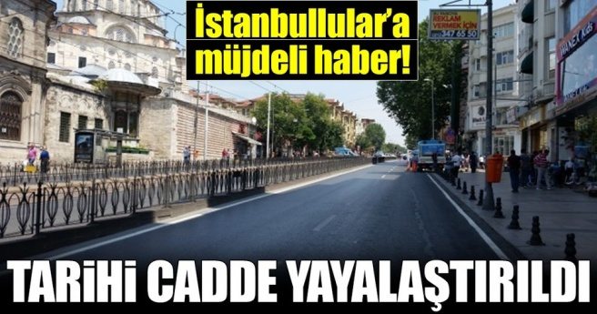 Aksaray`daki Ordu Caddesi Pazar günleri için yayalaştırıldı!