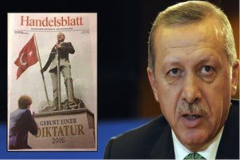 Alman dergisinden skandal Erdoğan kapağı!