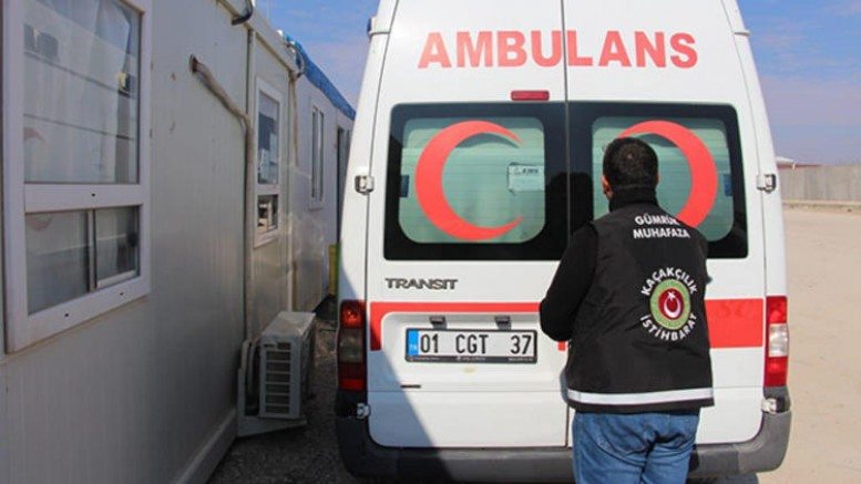 AMBULANS`TAN ESRAR ÇIKTI