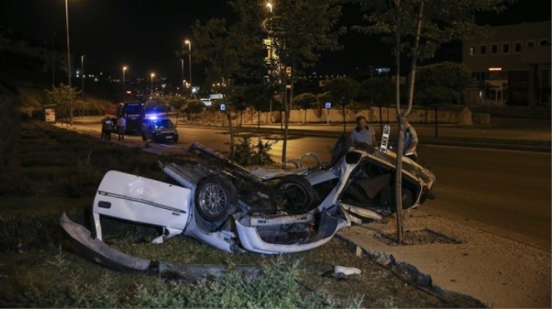 Ankara'da feci kaza