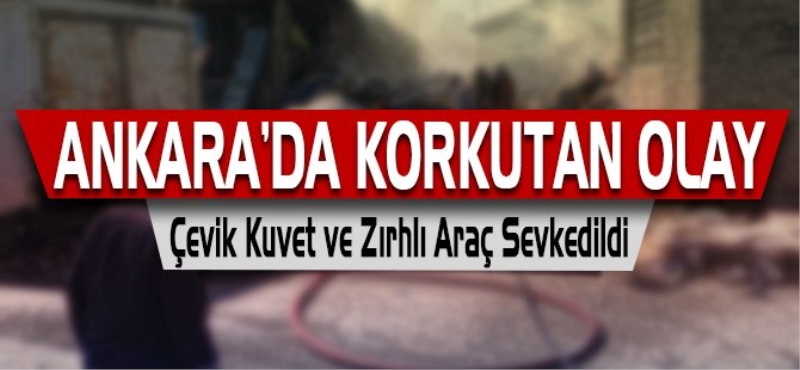 Ankara'da yıkım ekibine ateş açıldı!