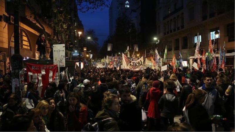 Arjantin`de Ekonomi Politikaları Protesto Edildi