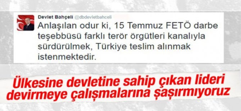 Bahçeli'den çok sert Gaziantep açıklaması