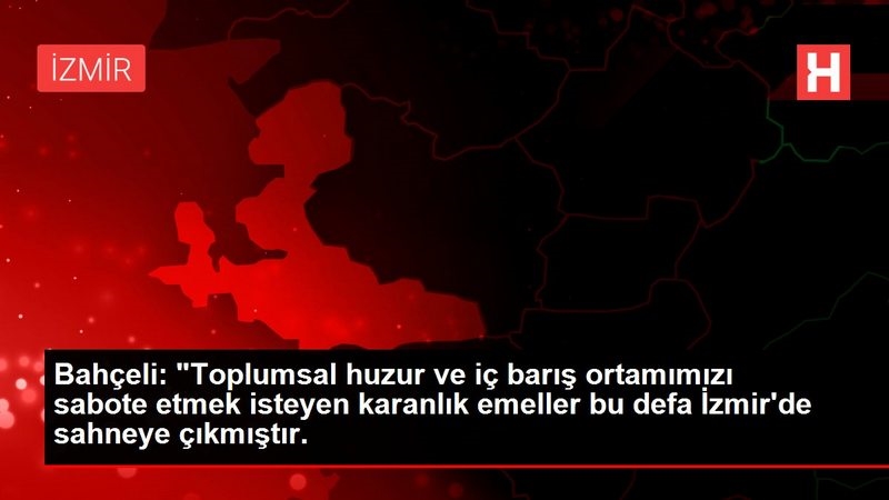 Bahçeli: 