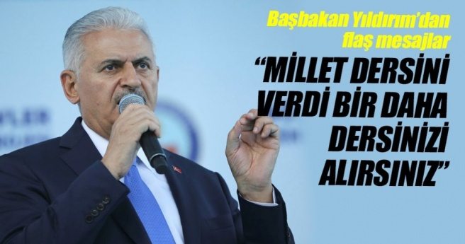 Başbakan Yıldırım: `AK Parti?nin önünü kesmek için kıyasıya mücadele ettiler`